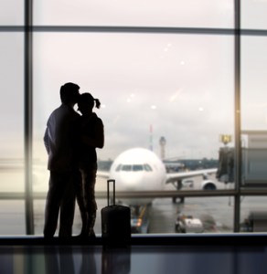 couple-airport