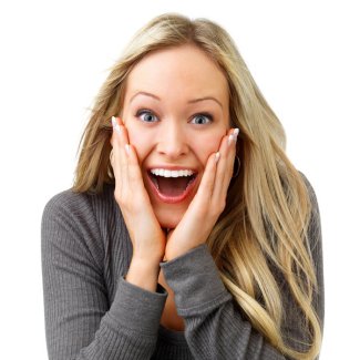 Surprised beauty